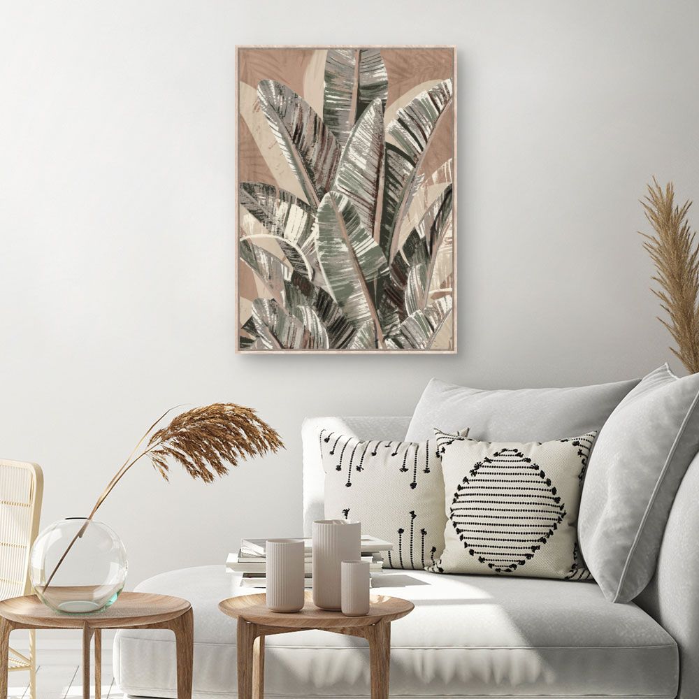 Tableau Feuillage exotique