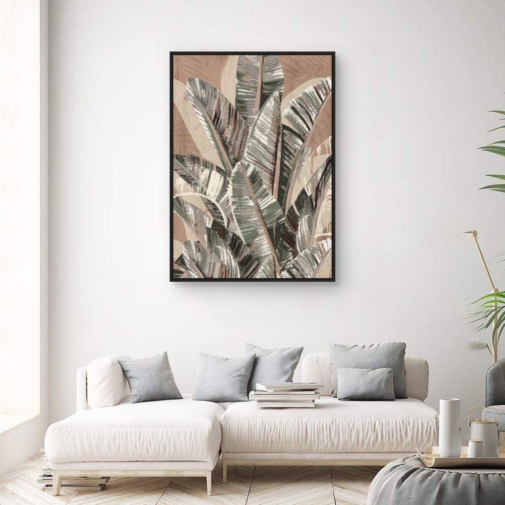 Tableau Feuillage exotique