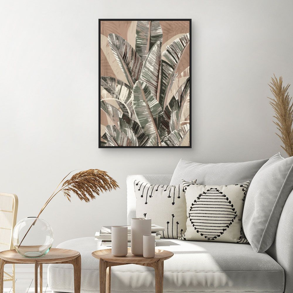 Tableau Feuillage exotique