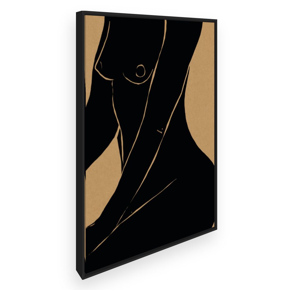 Toile Silhouette artistique