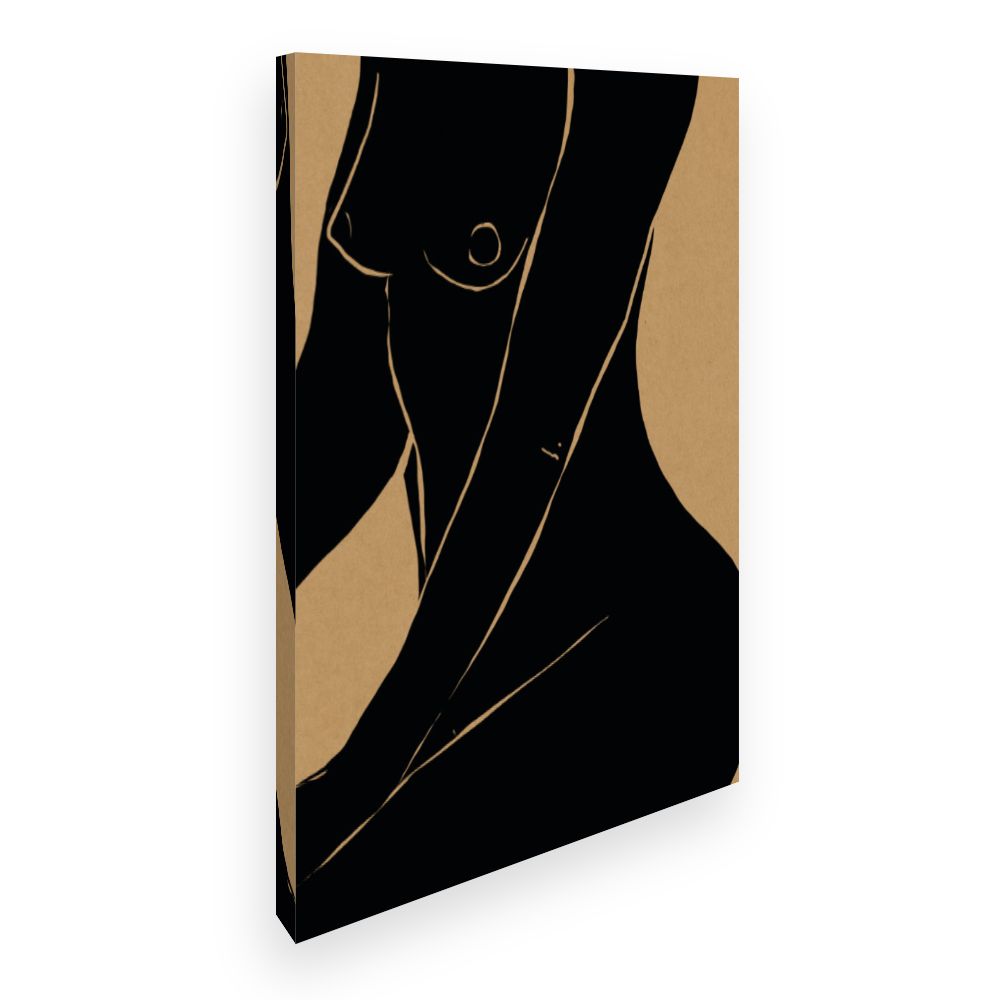 Toile Silhouette artistique