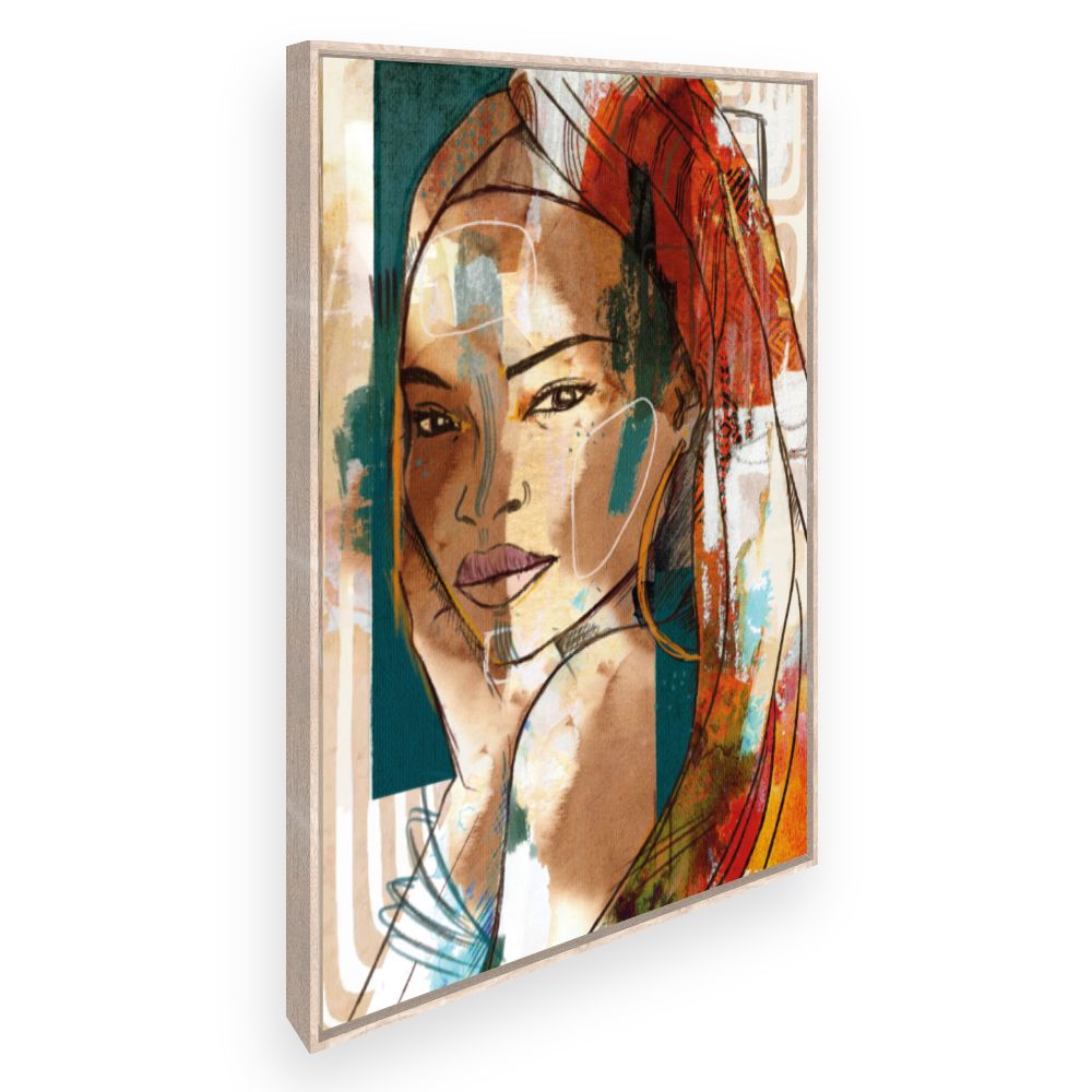Toile Portrait artsy