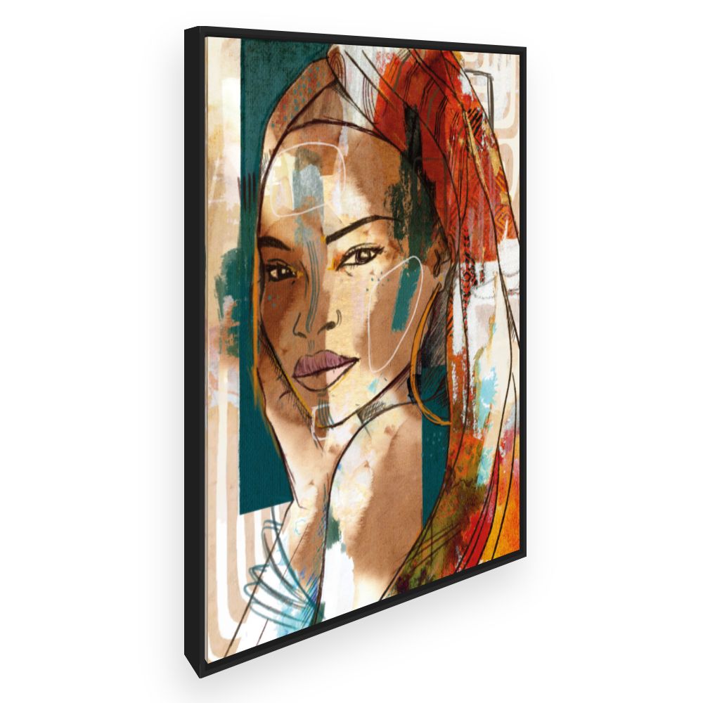 Toile Portrait artsy