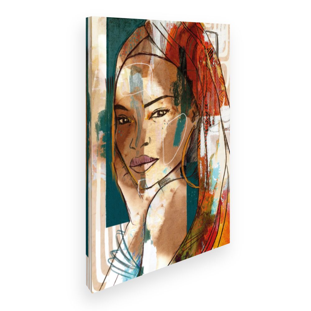 Toile Portrait artsy