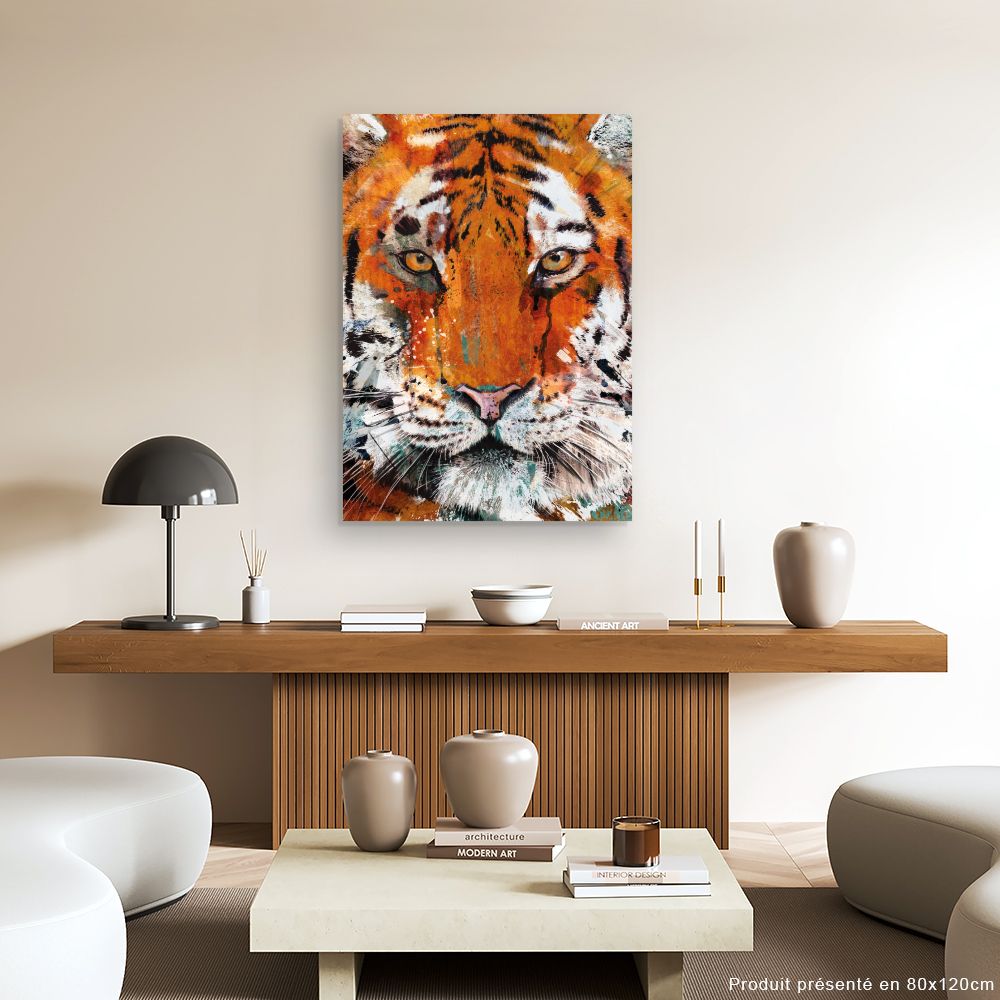 Tableau Tigre majestueux