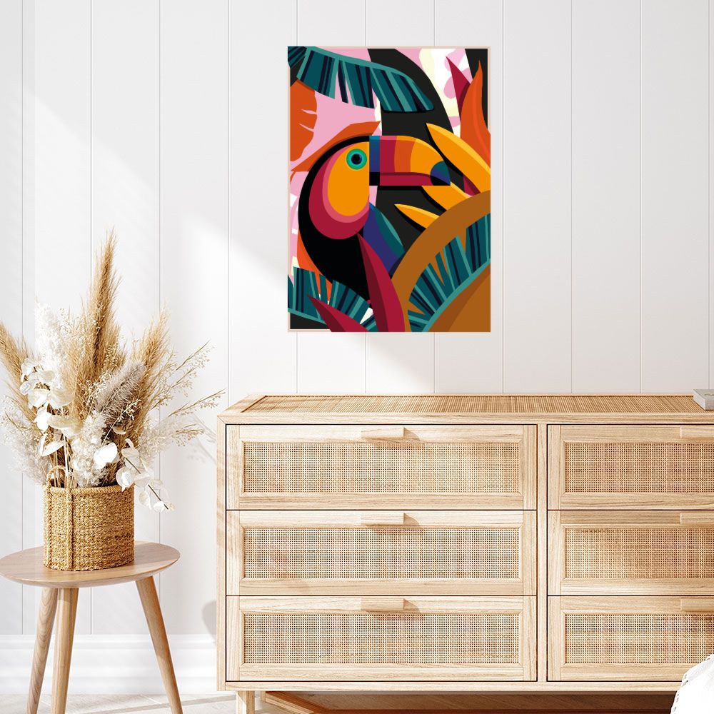 Affiche Toucan tropical