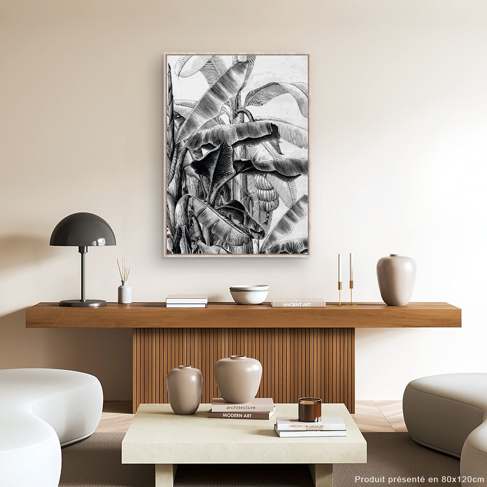 Tableau Feuillage exotique