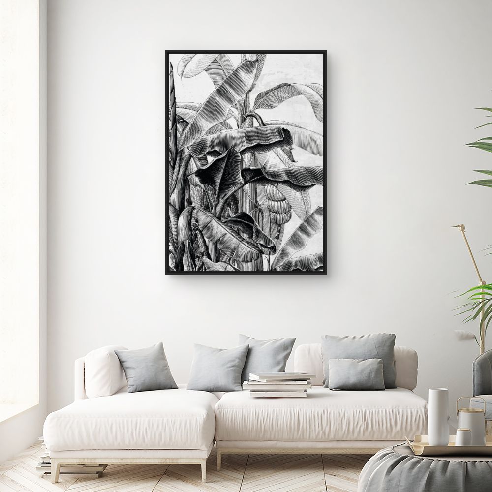 Tableau Feuillage exotique