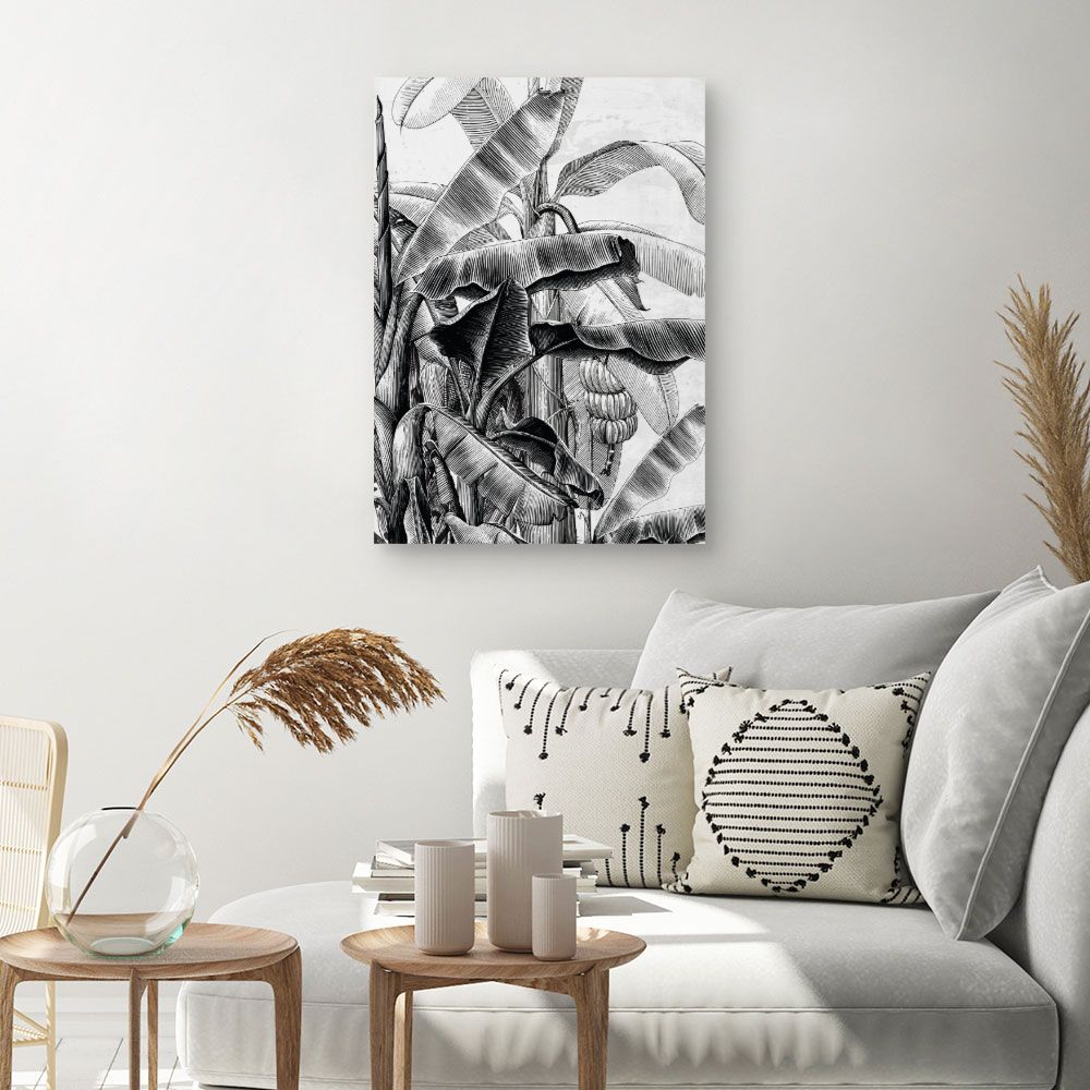 Tableau Feuillage exotique