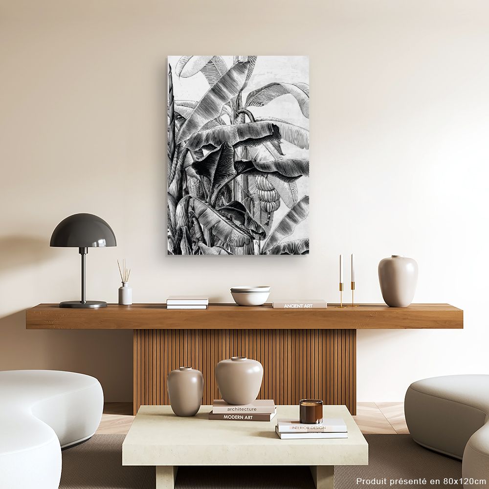 Tableau Feuillage exotique