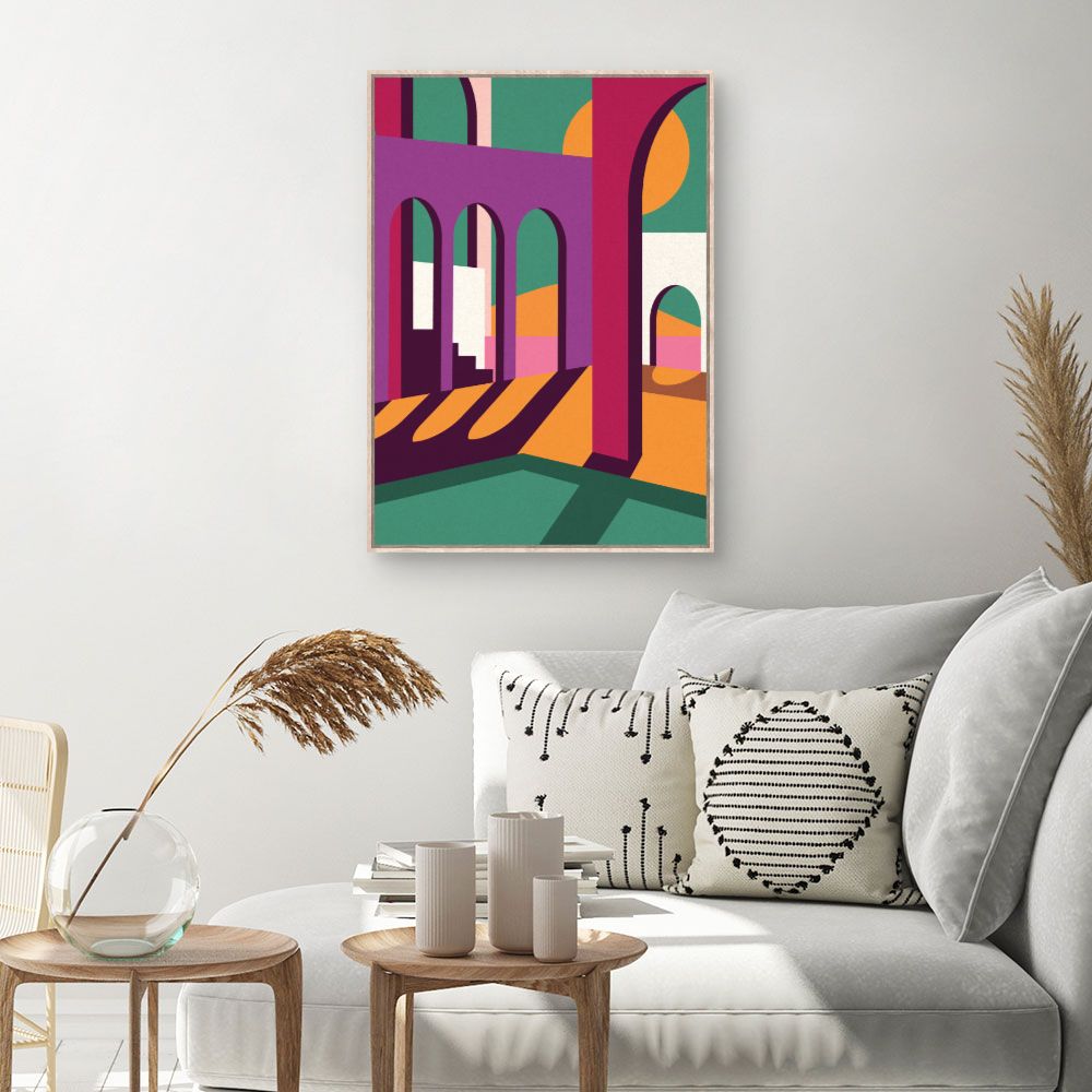 Tableau Arches colorées