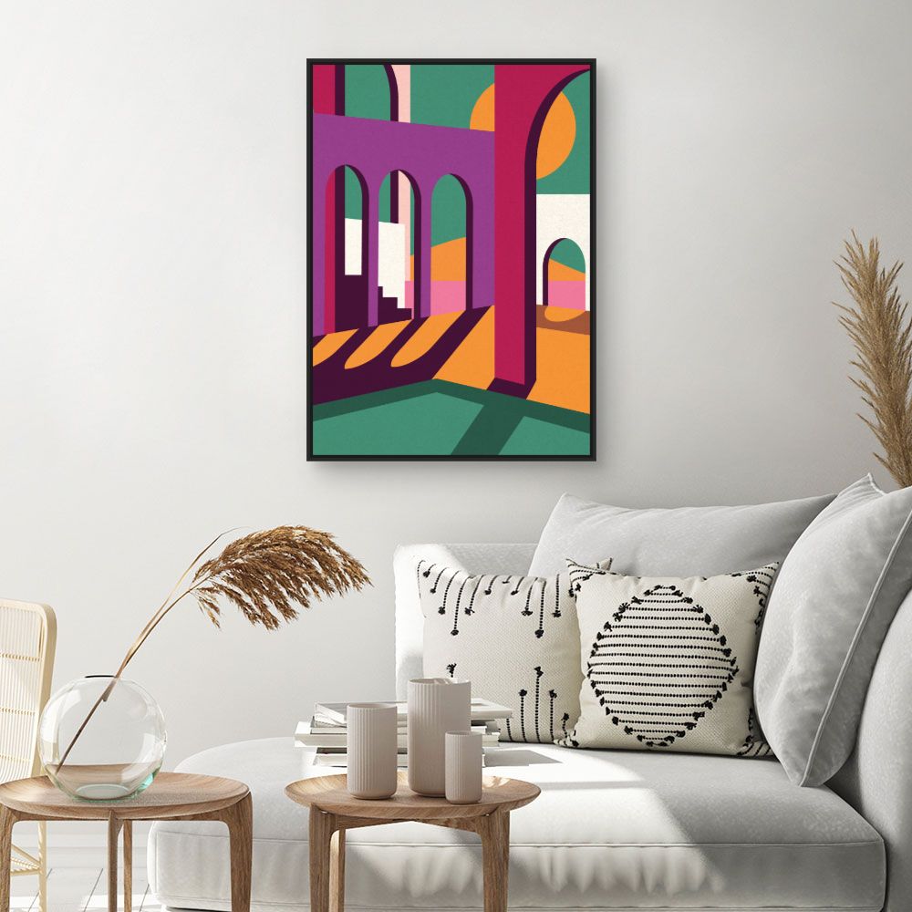 Tableau Arches colorées