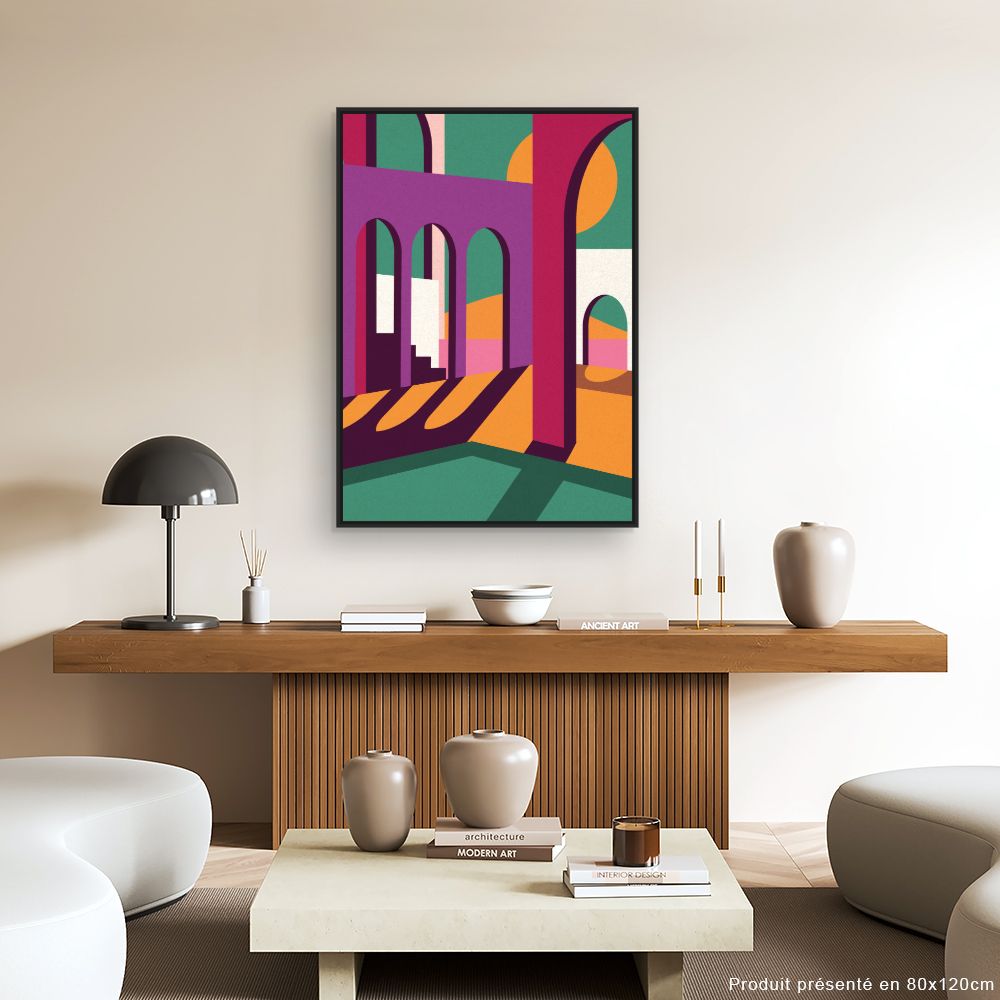 Tableau Arches colorées