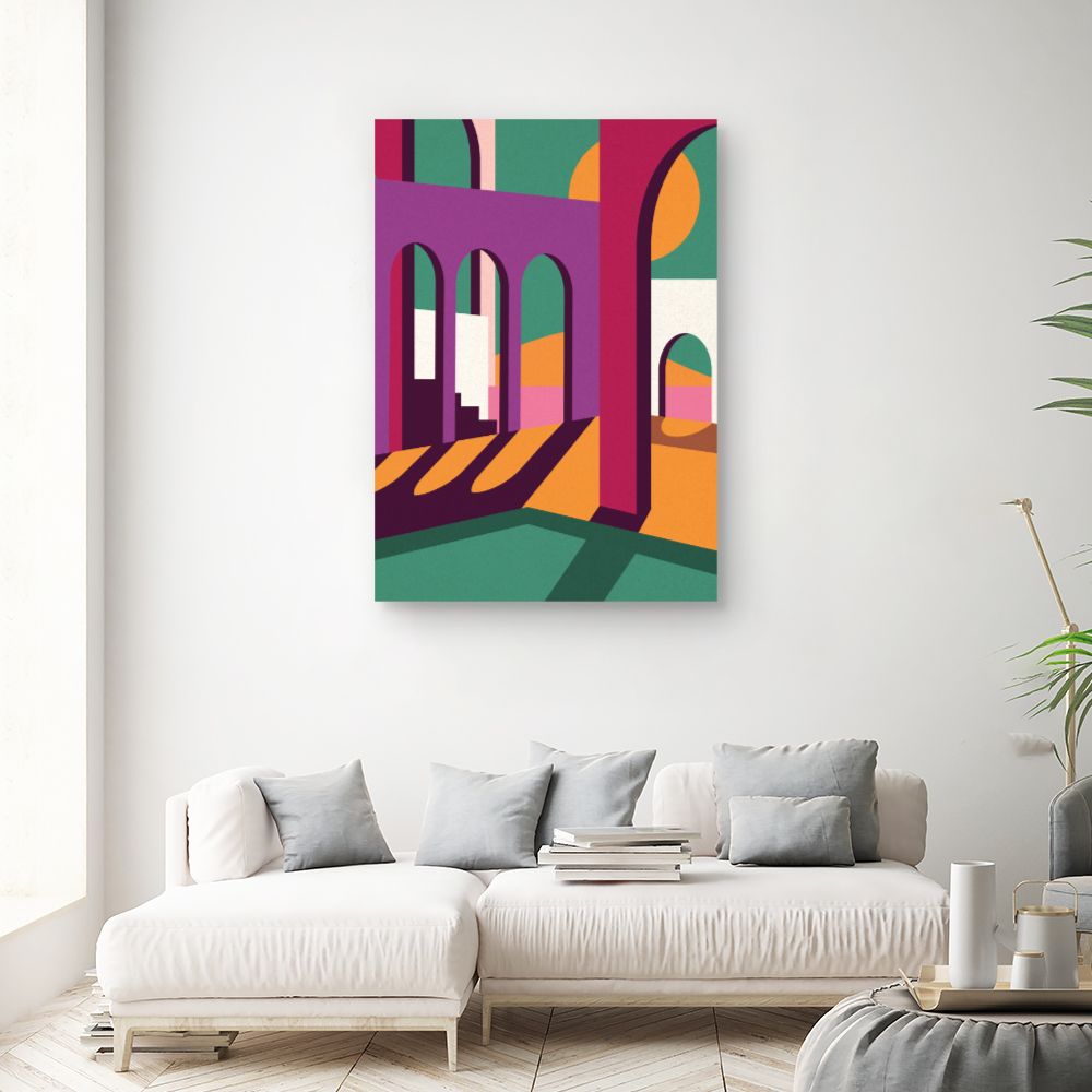 Tableau Arches colorées