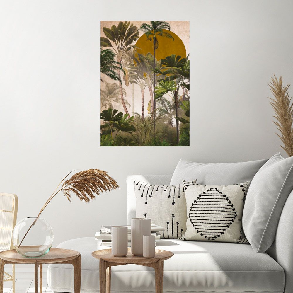 Affiche Palmiers exotiques