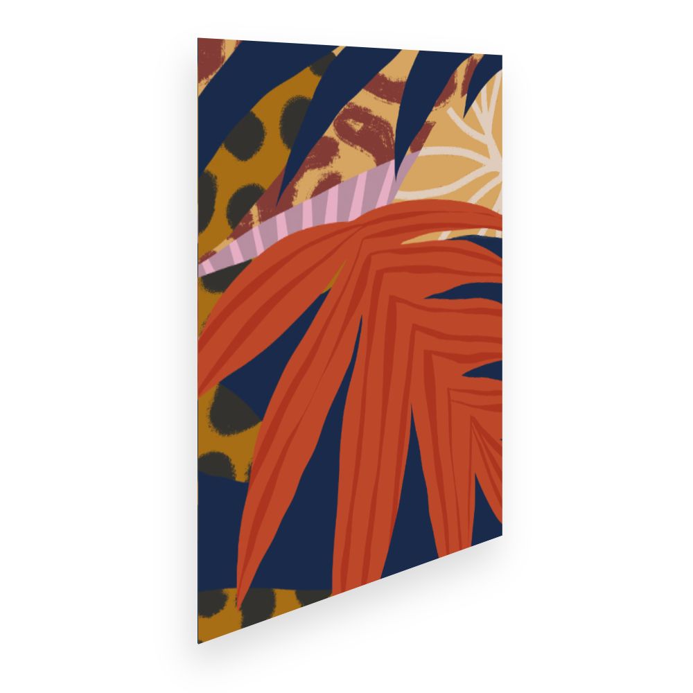Affiche Couleurs tropicales vibrantes