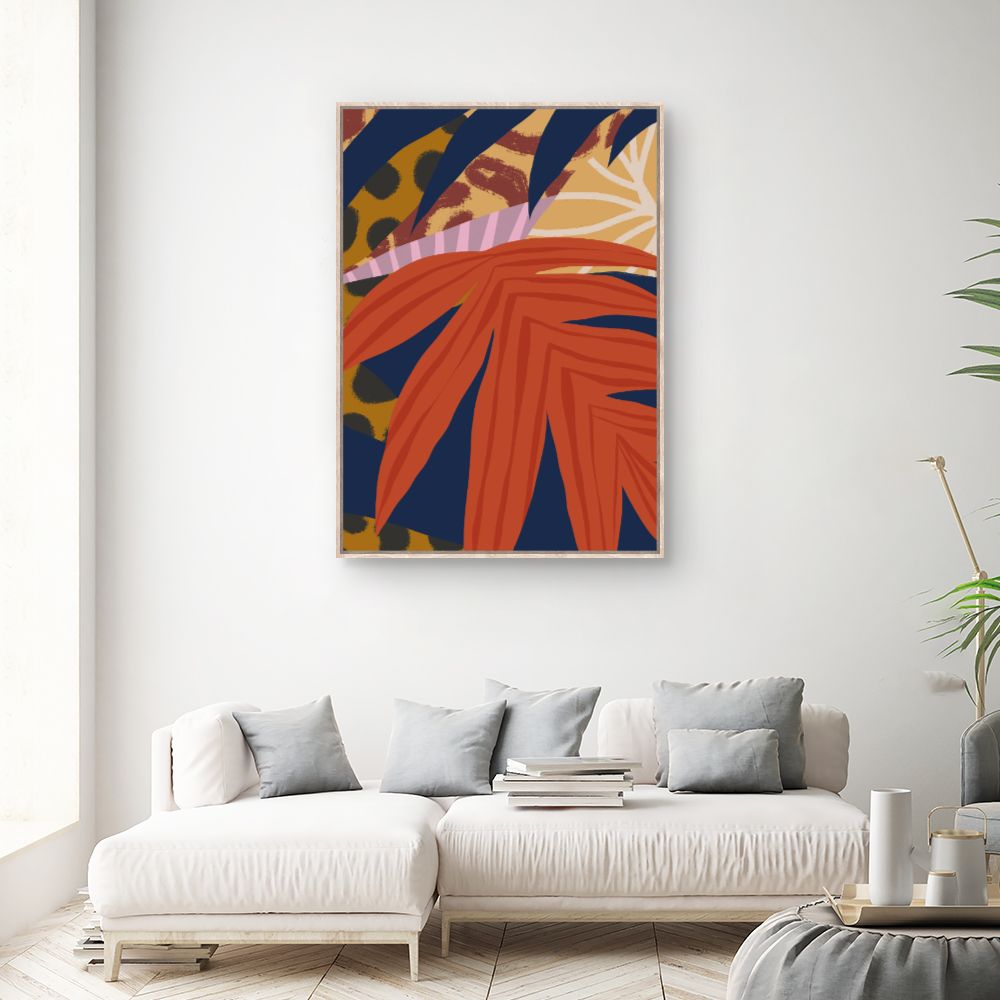 Tableau Feuilles exotiques