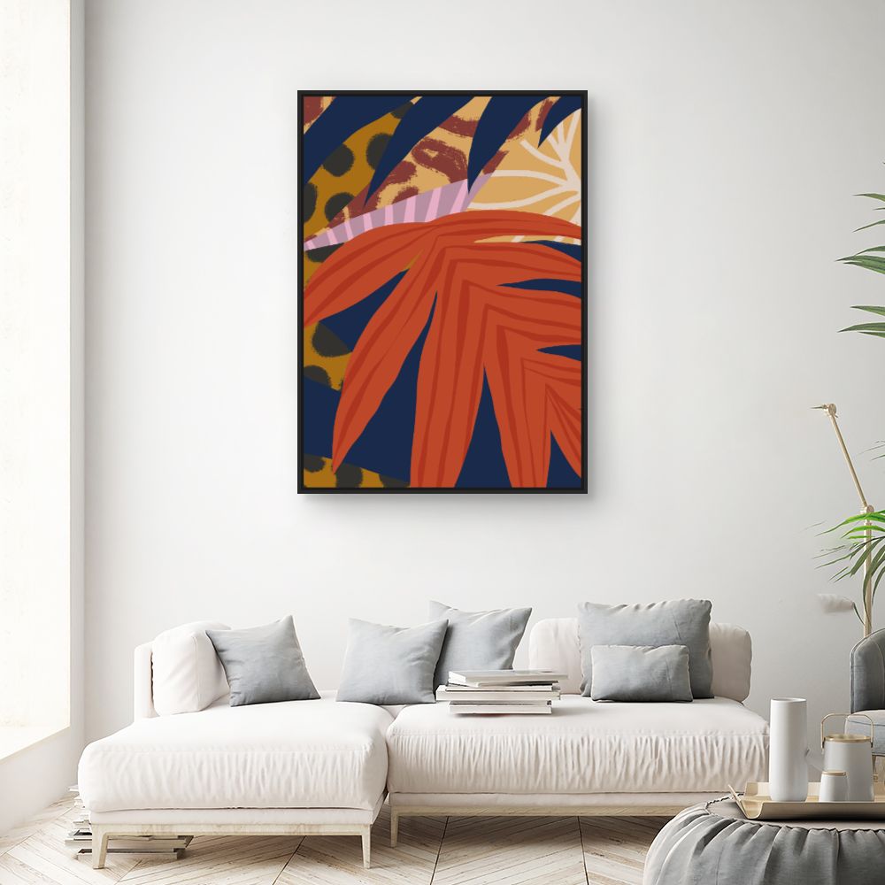 Tableau Feuilles exotiques