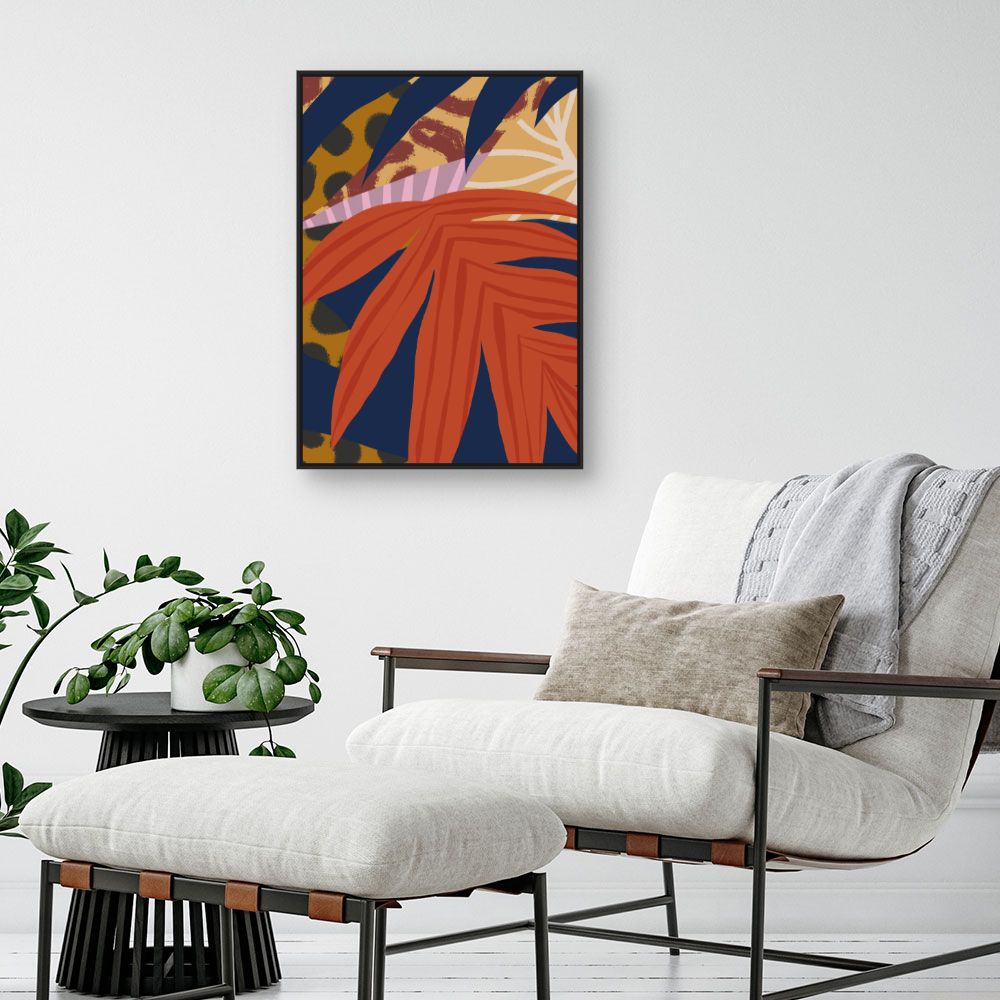 Tableau Feuilles exotiques
