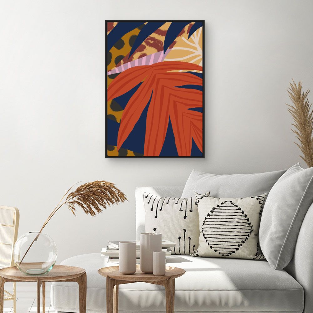 Tableau Feuilles exotiques