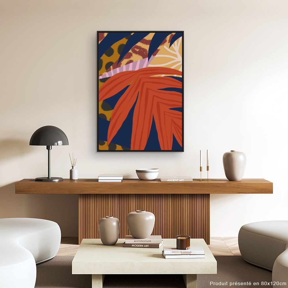 Tableau Feuilles exotiques