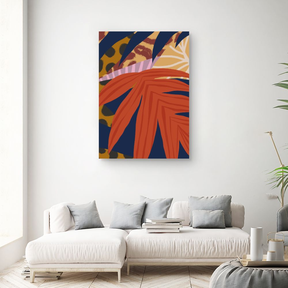Tableau Feuilles exotiques