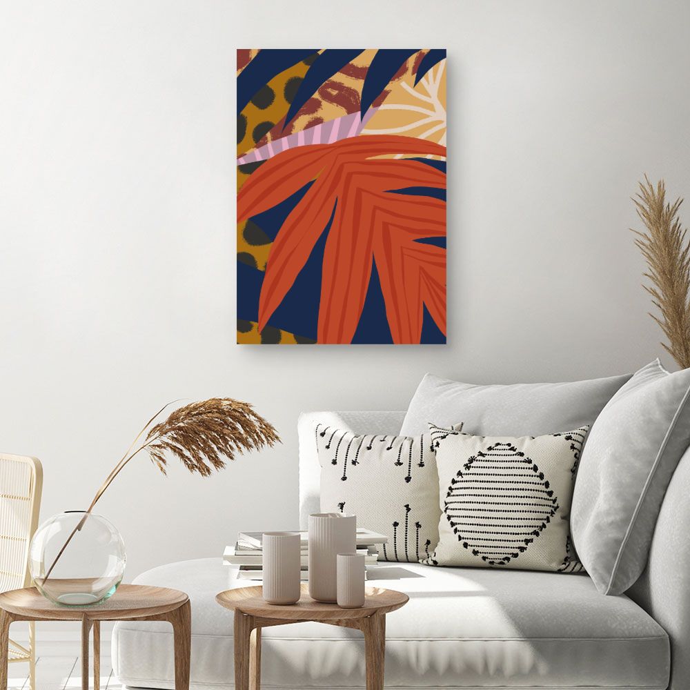 Tableau Feuilles exotiques