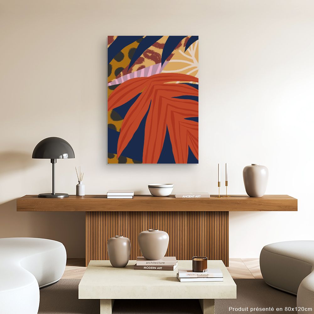 Tableau Feuilles exotiques