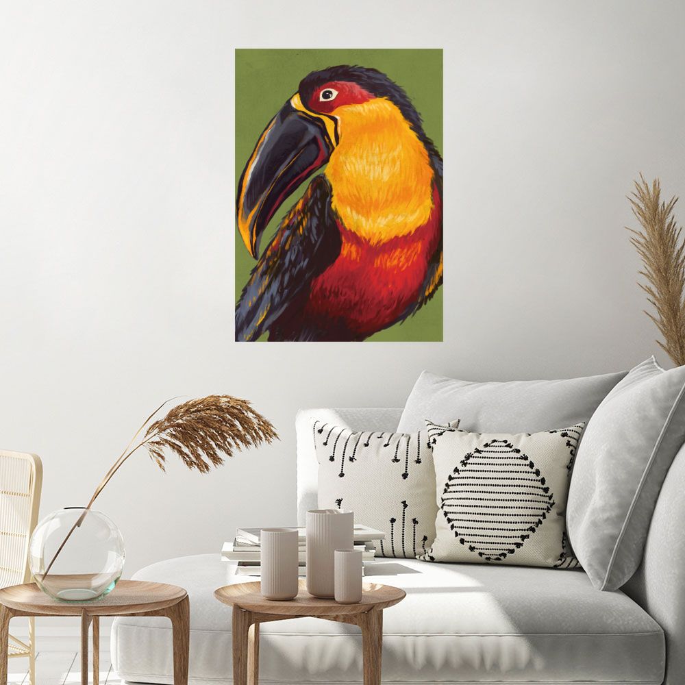 Affiche Toucan coloré