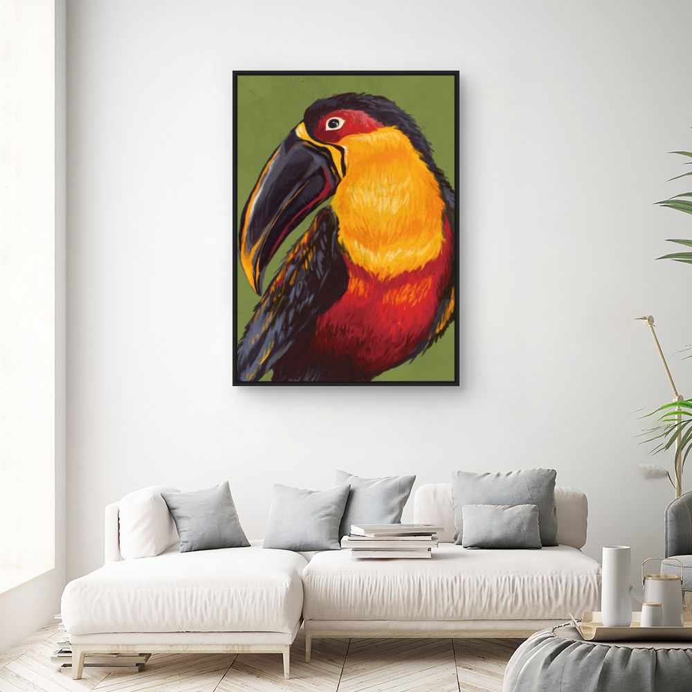 Tableau Toucan aux couleurs vives
