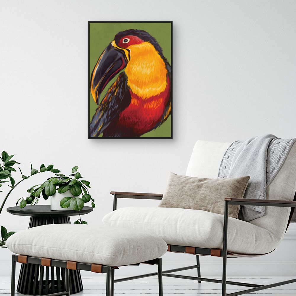 Tableau Toucan aux couleurs vives