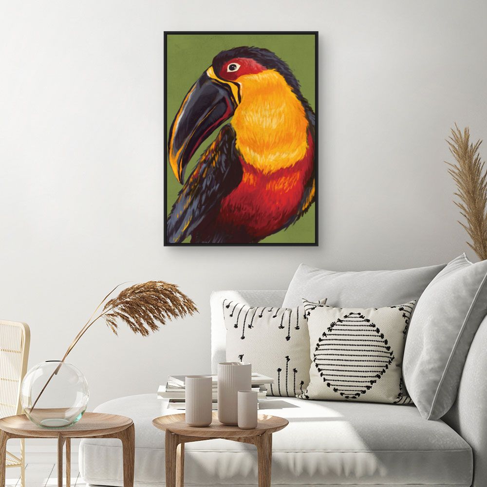 Tableau Toucan aux couleurs vives