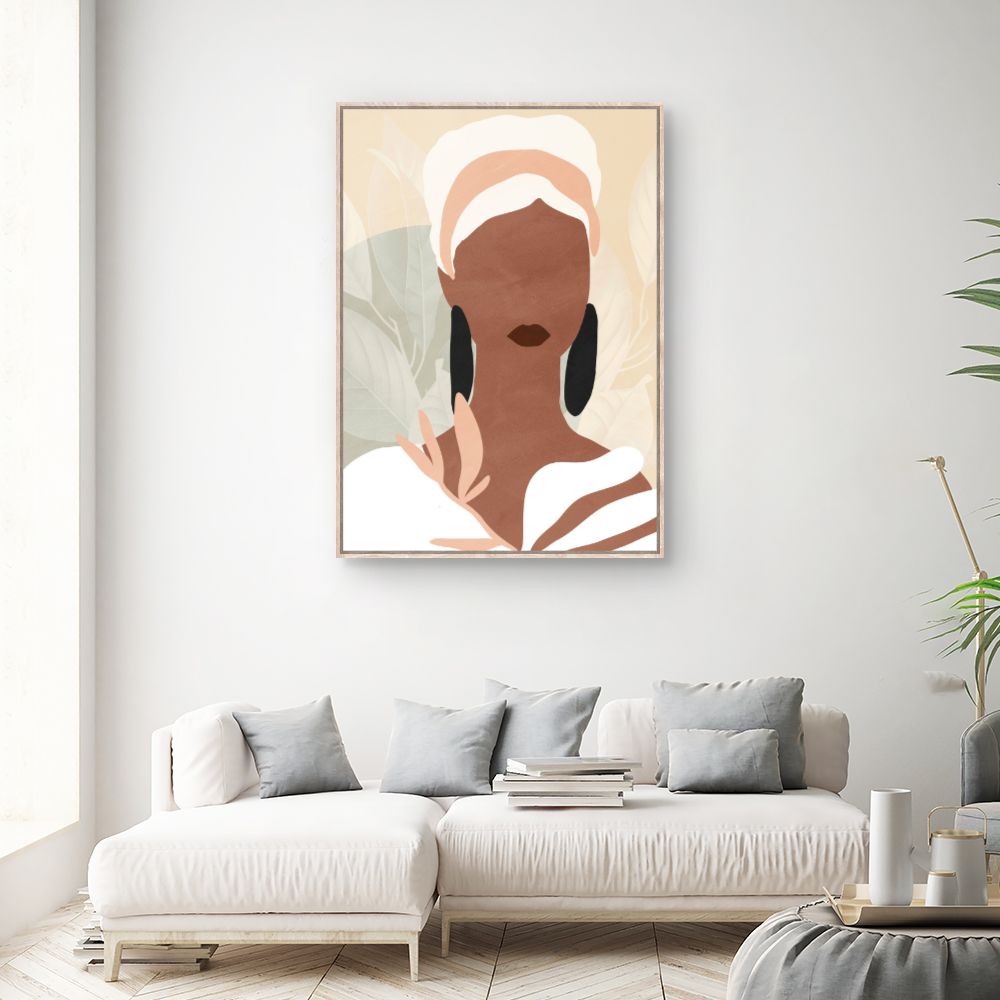 Tableau Portrait abstrait élégant