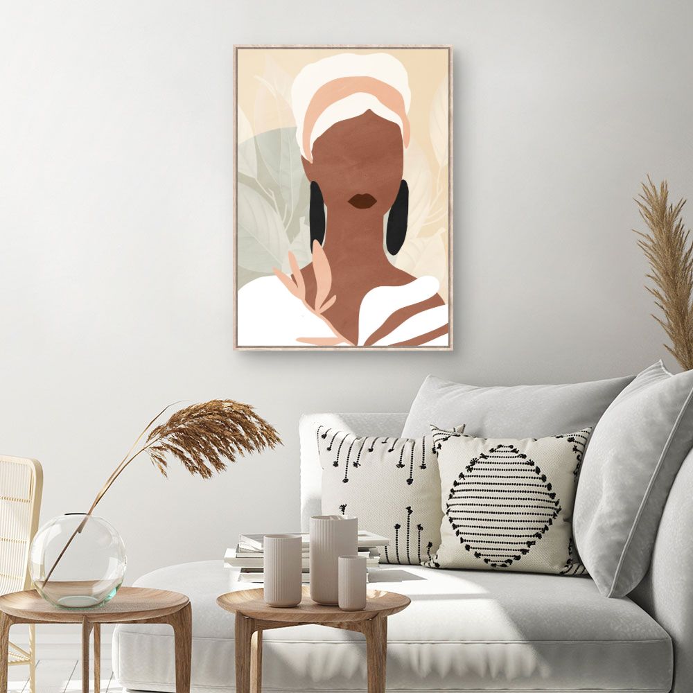 Tableau Portrait abstrait élégant