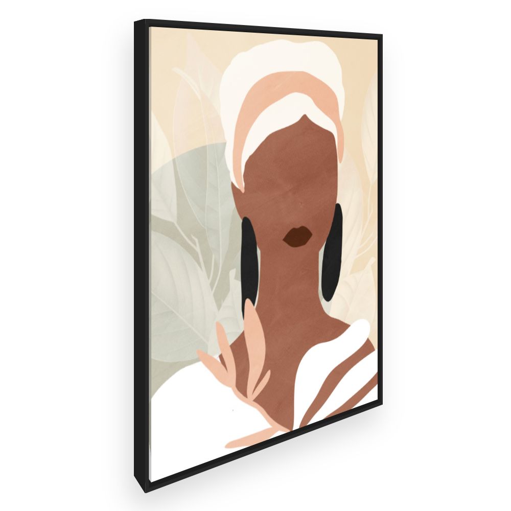 Toile Portrait abstrait élégant