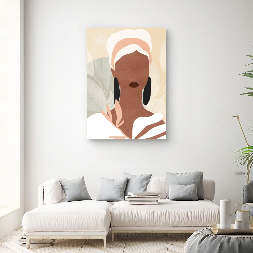 Tableau Portrait abstrait élégant