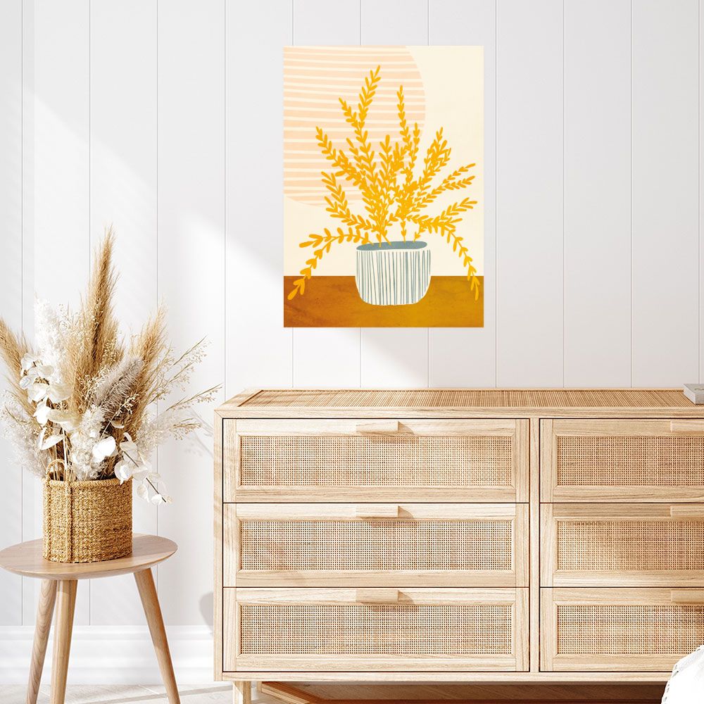 Affiche Soleil et feuillage