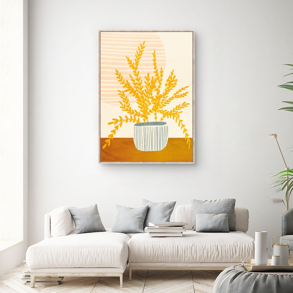 Tableau Plante ensoleillée