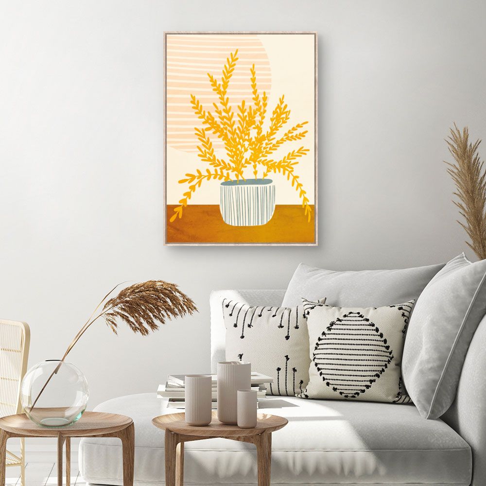 Tableau Plante ensoleillée