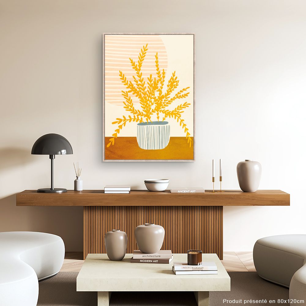 Tableau Plante ensoleillée