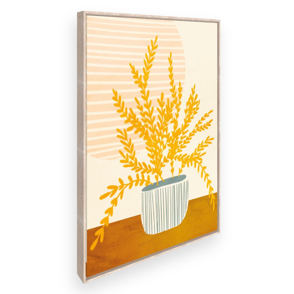 Toile Plante ensoleillée