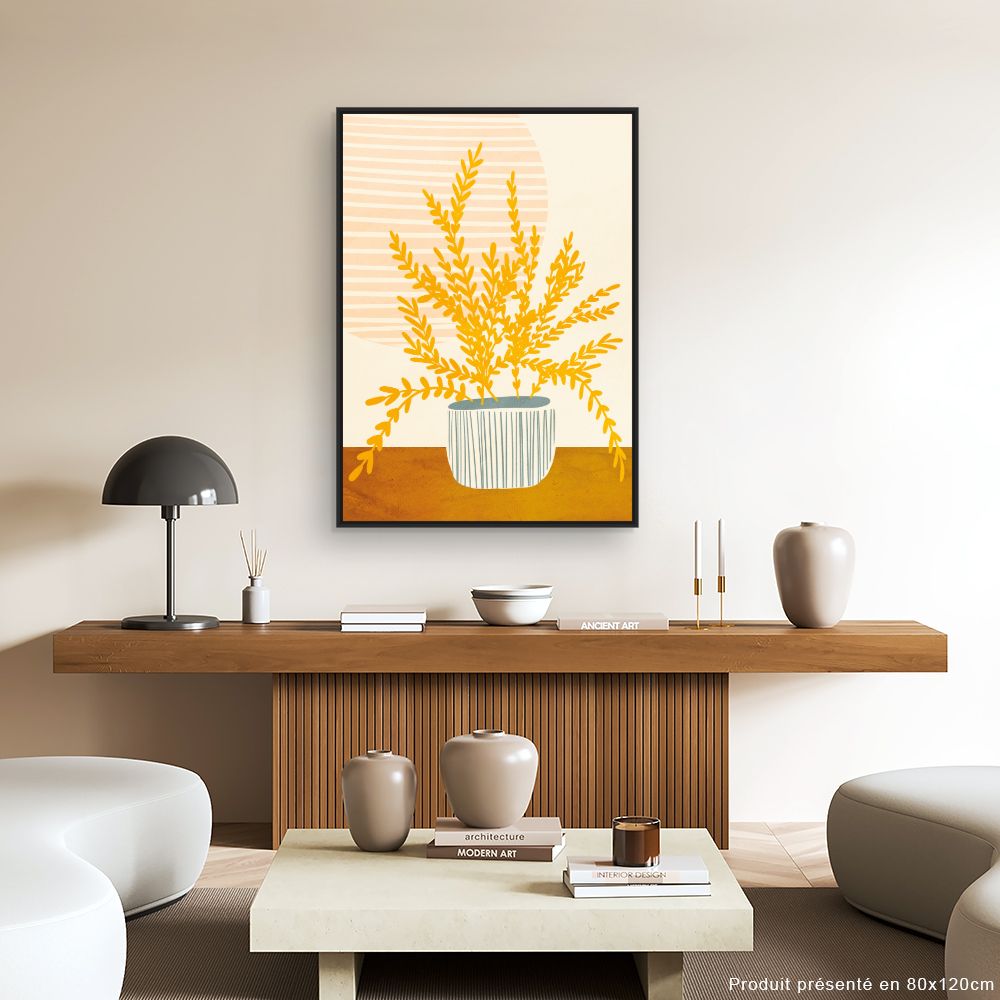 Tableau Plante ensoleillée