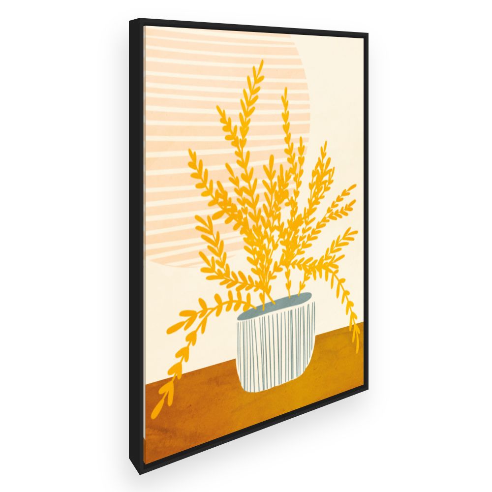 Toile Plante ensoleillée