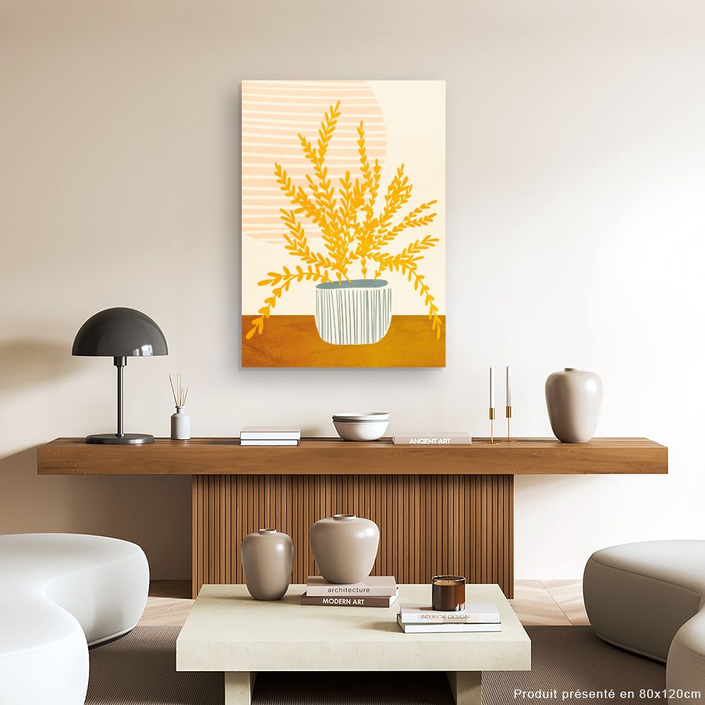 Tableau Plante ensoleillée