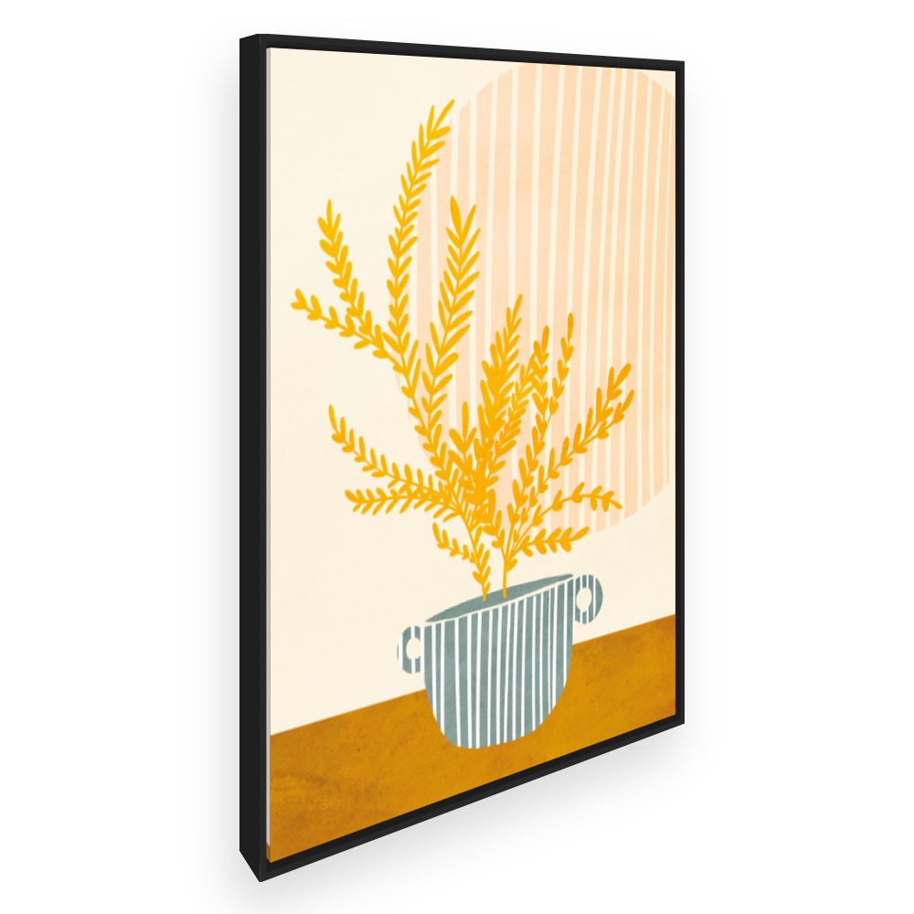Toile Élégance végétale