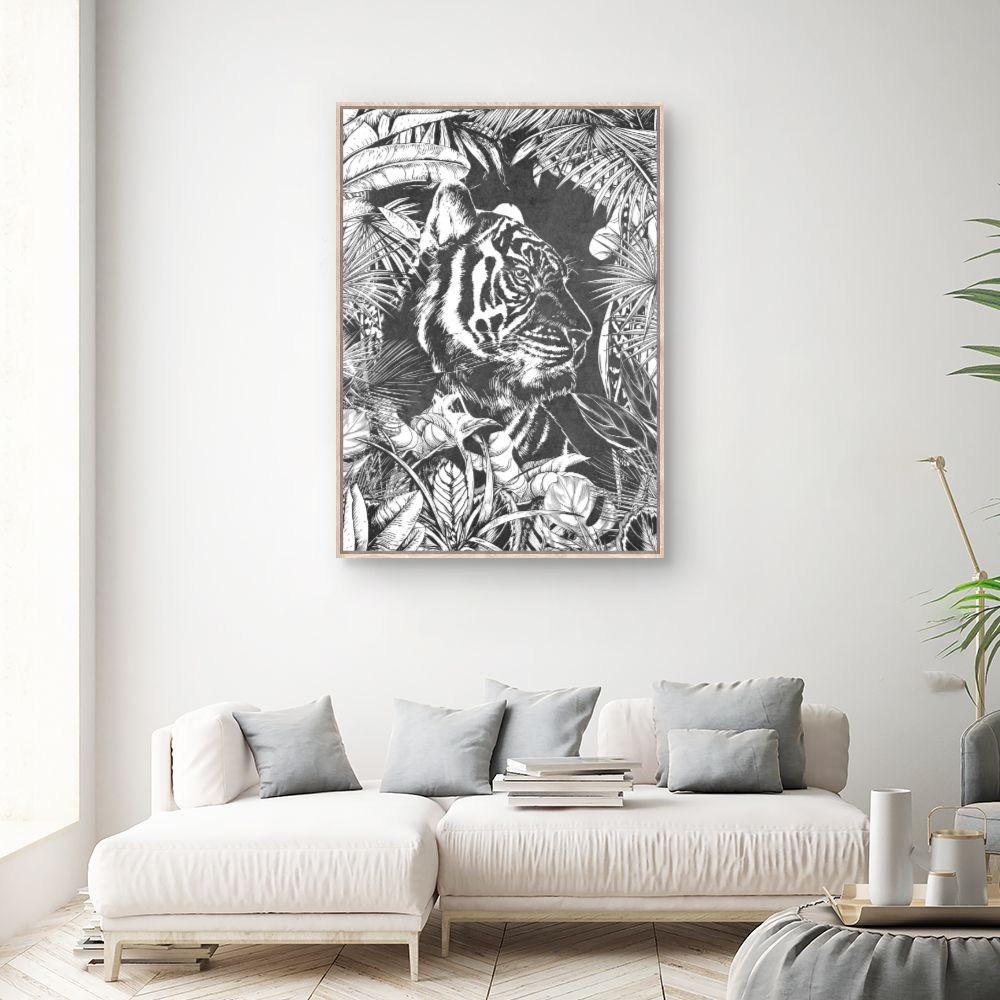 Tableau Tigre majestueux
