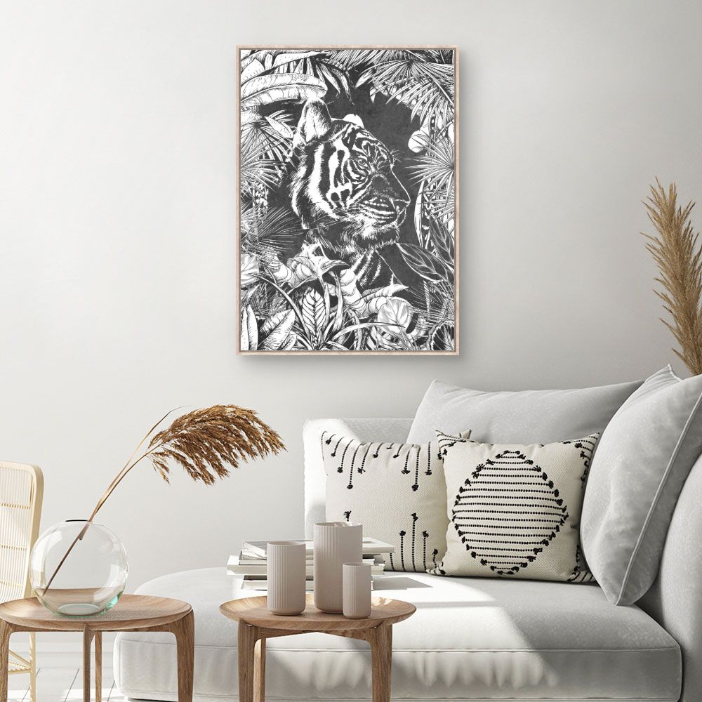 Tableau Tigre majestueux