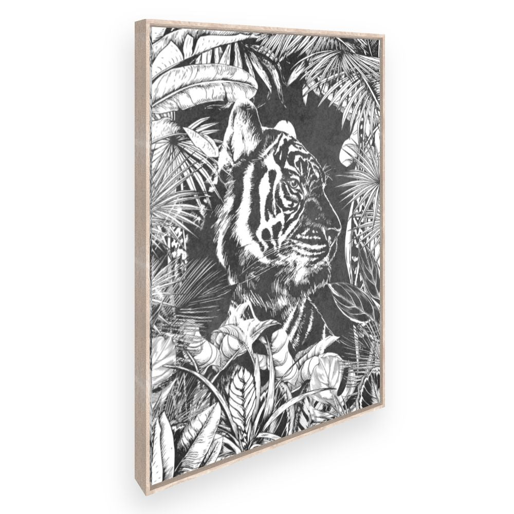 Toile Tigre majestueux