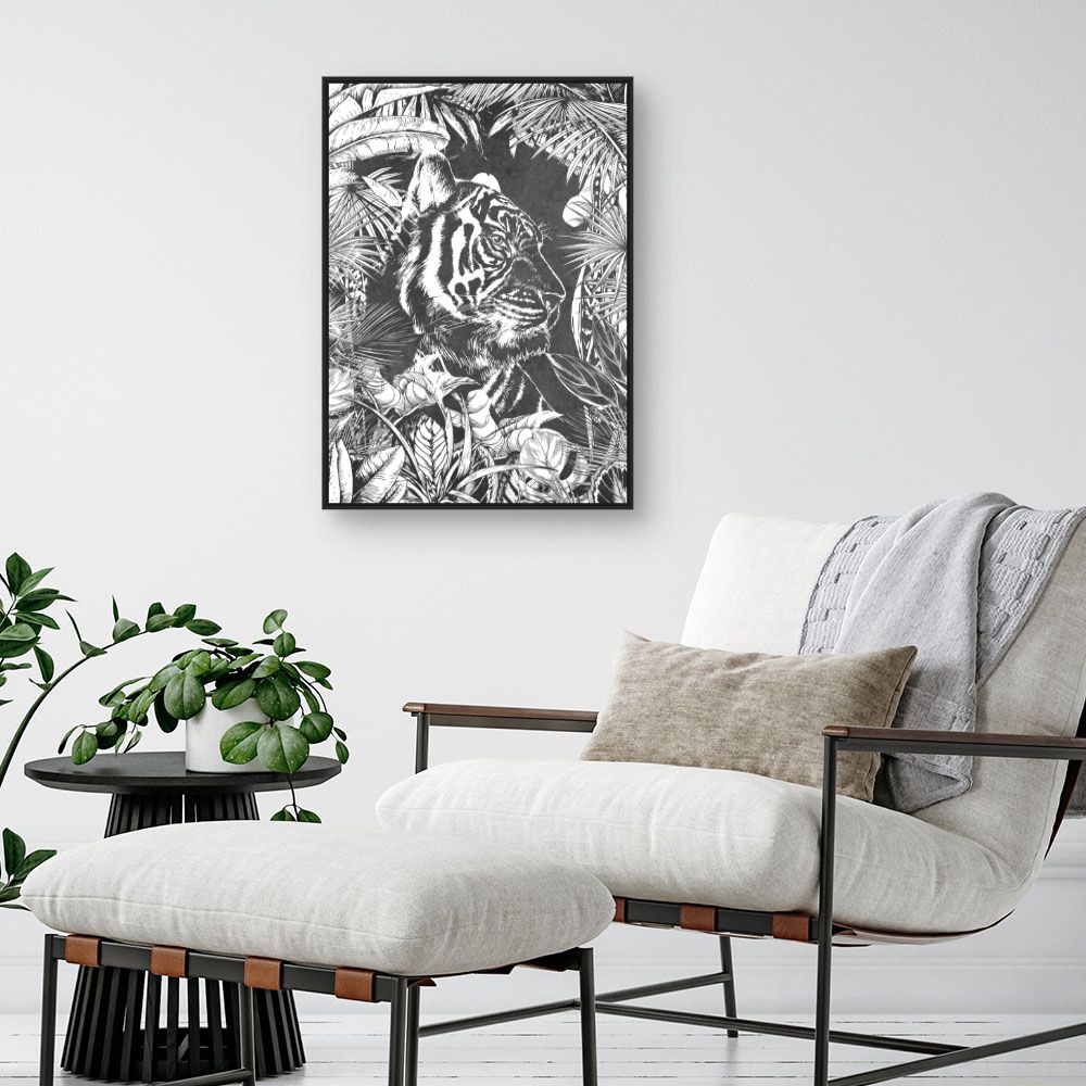 Tableau Tigre majestueux