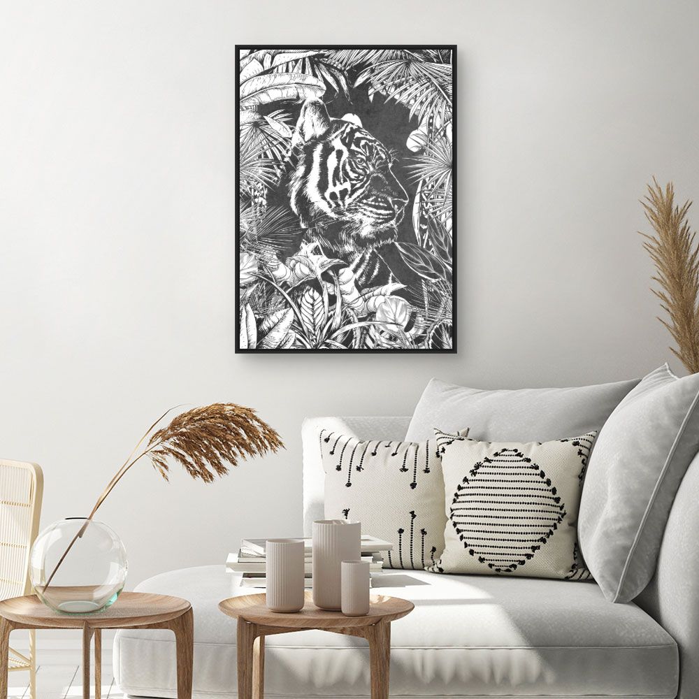 Tableau Tigre majestueux